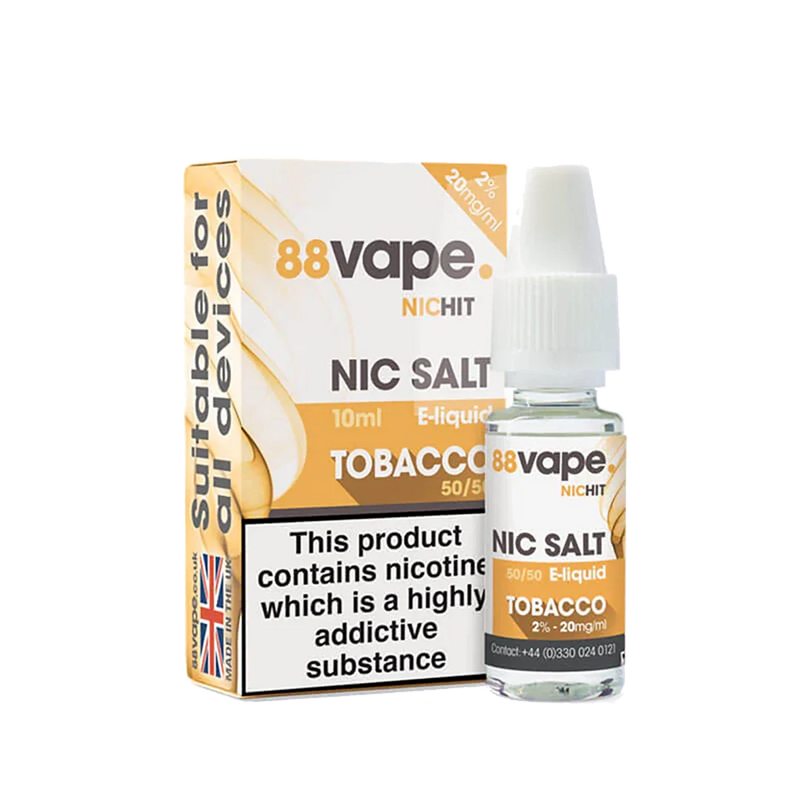 88Vape Nic Salt Original Tobacco 10ml / 20mg (Copy)