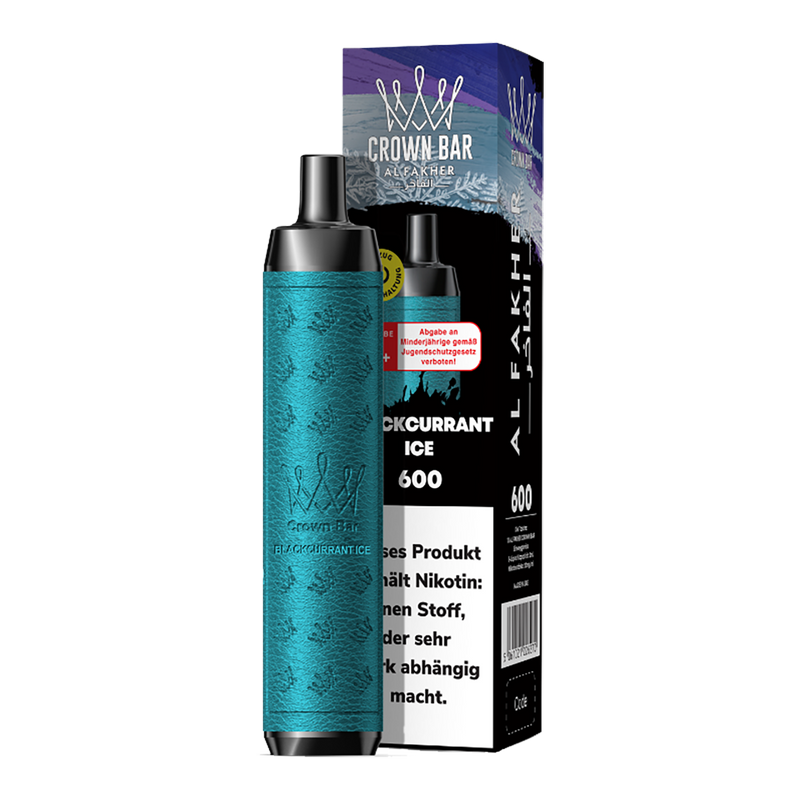 AL Fakher Crown Bar 15000 puffs Pro - Blackcurrant Ice - 5mg