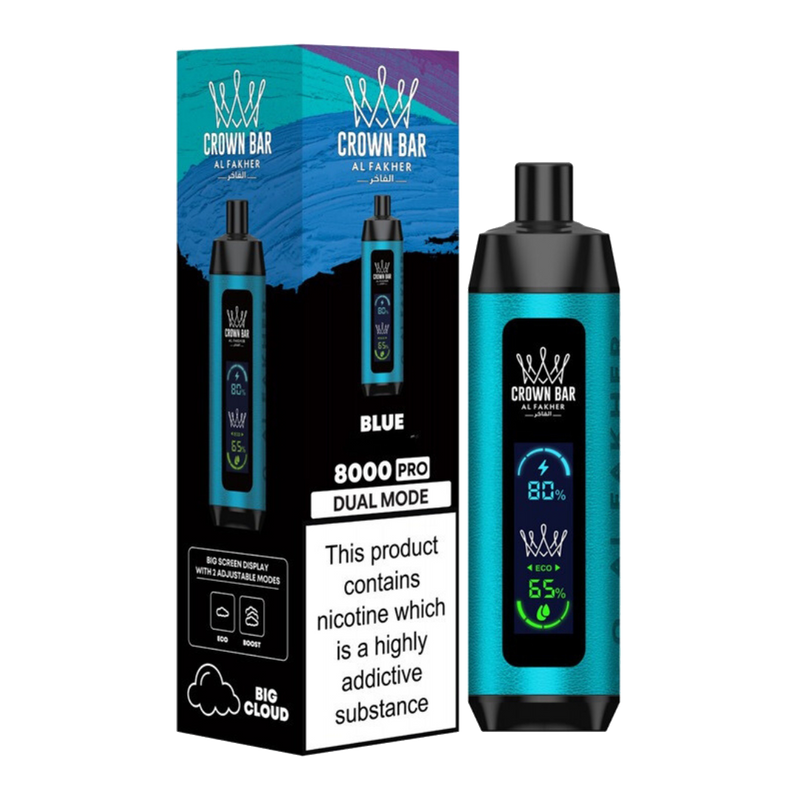 AL Fakher Crown Bar 15000 puffs Pro Max - Berry Blue - 5mg