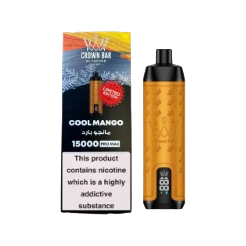 AL Fakher Crown Bar 15000 puffs Pro Max - Cool Mango - 5mg