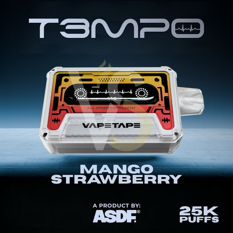 ASDF Tempo - Mango Strawberry - 25k Puffs 5%