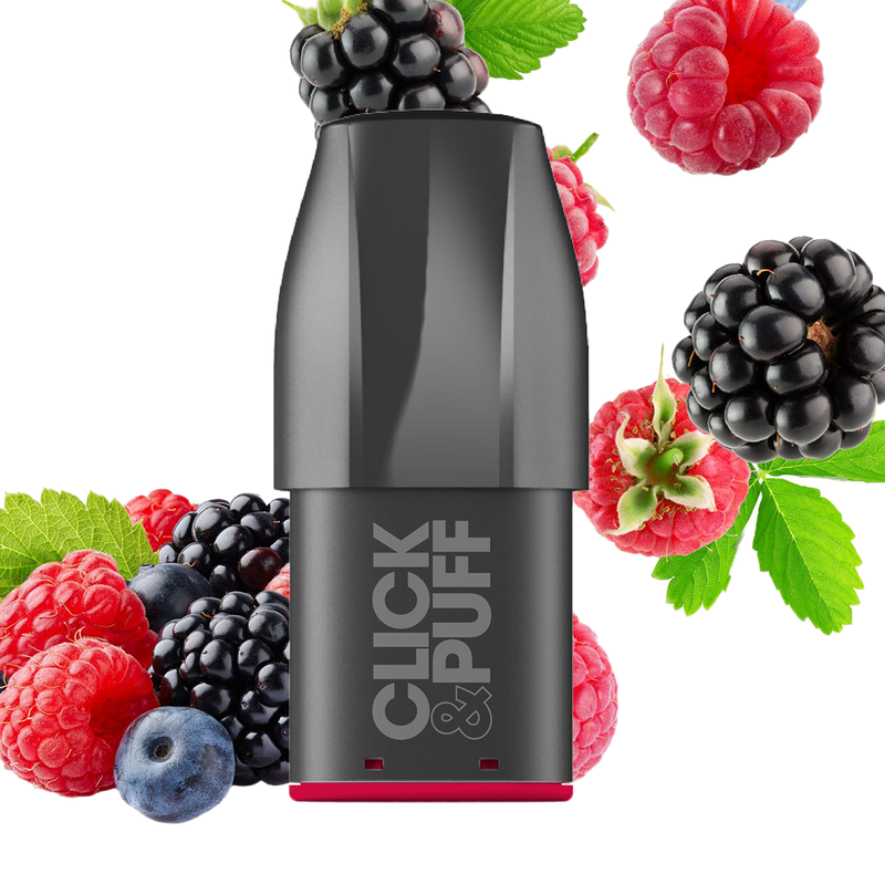 X-Bar Click & Puff Pod - Fruits Rouges