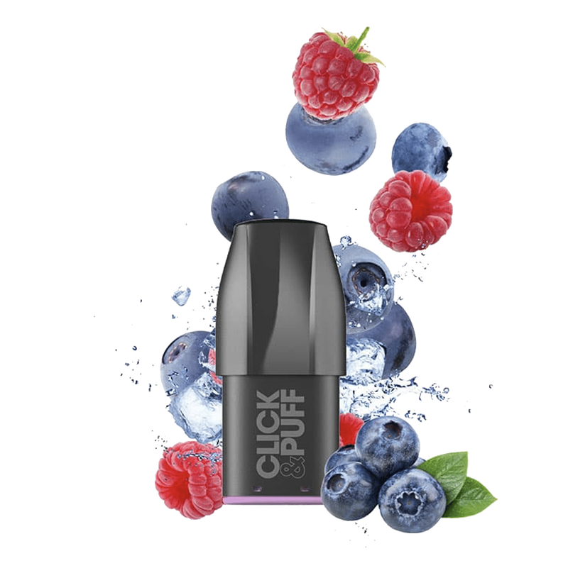 X-Bar Click & Puff Pod - Myrtille Framboise