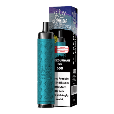 AL Fakher Crown Bar 15000 puffs Pro  - Blackcurrant Ice - 5mg