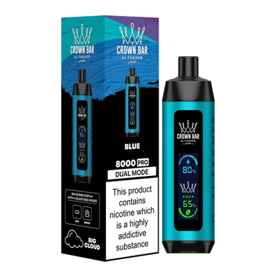 AL Fakher Crown Bar 15000 puffs Pro Max - Berry Blue - 5mg