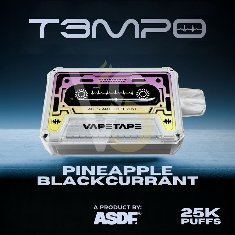 ASDF Tempo - Pineapple Blackcurrant - 25k Puffs 5%