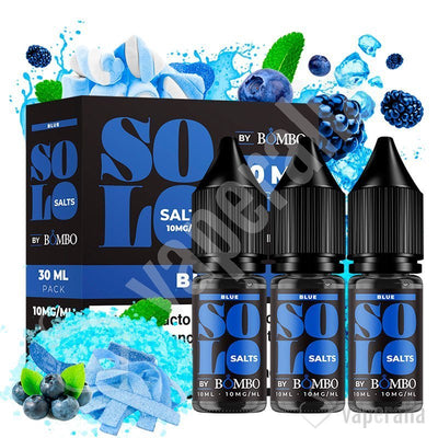 Bombo Solo SALT 10ml - Blue - 20mg pack de 3 Pieces