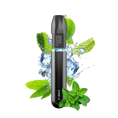 X-BAR Click & Puff kit de démarrage - MENTHE EXTREM