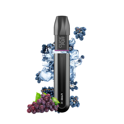 X-BAR Click & Puff kit de démarrage - ICE GRAPE