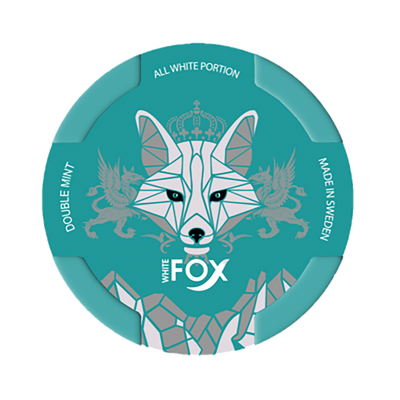 White Fox Snus - Double Mint - 12mg/pouch