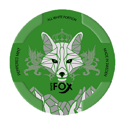 White Fox Snus - Peppered Mint - 12mg/pouch