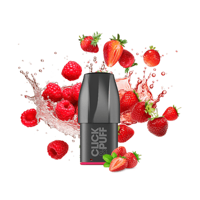 X-Bar Click & Puff Pod - Fraise Framboise
