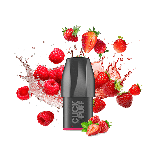 X-Bar Click & Puff Pod - Fraise Framboise