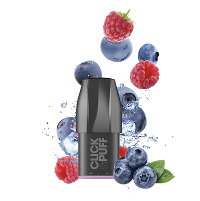 X-Bar Click & Puff Pod - Myrtille Framboise