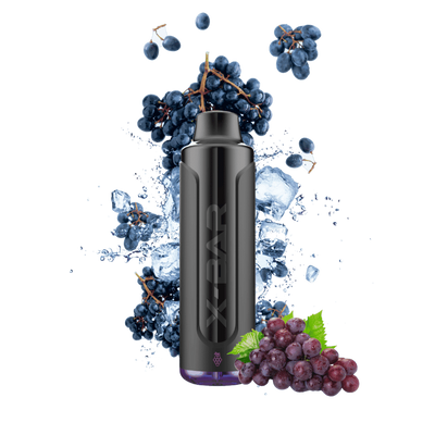 X-BAR MAX 6500 puffs - Ice Grape - 0% / 5%