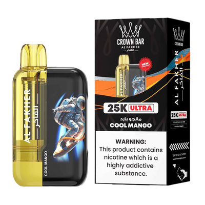 AL Fakher Crown Bar 25K puffs Ultra - Cool Mango - 5mg